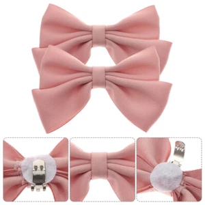 2Pcs Bow Shoe Clips Removable Shoe Buckles Shoe Charms Shoes Accessories - Picture 1 of 12