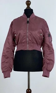 Alpha Industries Women's Bomber Jacket Coat Size M - Picture 1 of 6