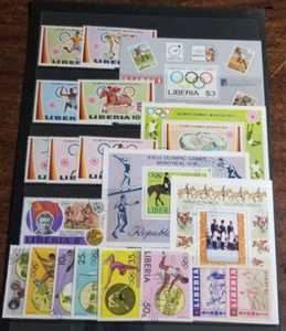 LIBERIA-Olympics (46 stamps)-Various Games - Picture 1 of 1