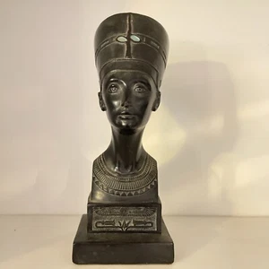 Vintage 12” Nefertiti Sculpture By Alexander Backer Co. Hand Painted - Picture 1 of 6