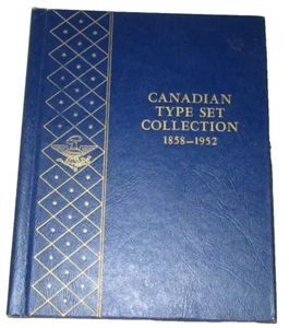 RARE 1961 Whitman Bookshelf Album #9513 Canada Type Set, 1858-1953 Coins NOS NEW - Picture 1 of 13