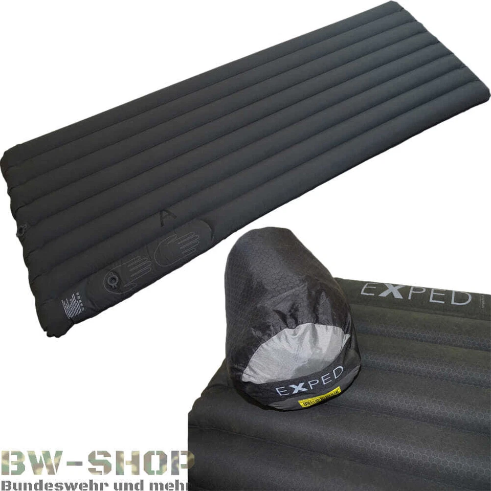 ORIGINAL GERMAN ARMY KSK sleeping mat exped + bag BW air mattress special forces - Image 1 of 3