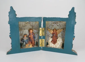 Hinged Church Holy Family Nativity Diorama Figurine Christmas Decor - Picture 1 of 11