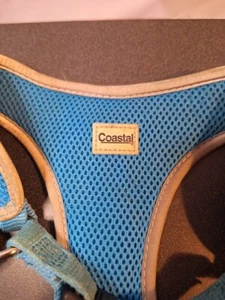 Coastal Pet Pro Reflective Mesh Dog Harness Fuchsia with Teal 1" - Picture 1 of 5
