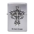 Zippo lighter Regular KR custom/ Tribal Cross Emblem Rhombus Chrome Free 3 Gifts