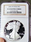 2006-W Proof Silver Eagle $1 NGC PF 70 Ultra Cameo