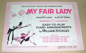 Selecciones de My Fair Lady, arreglos para piano de William Stickles (1956) - Imagen 1 de 1