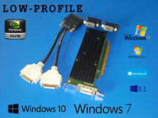 Nvidia Dual Monitor Dual DVI & HDMI Windows 10 Video Graphics Card HP Dell