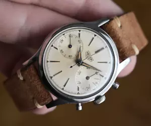 Heuer Big Eyes, ref. 3641 from 1962, valjoux 92, pre carrera 3647, vintage, MINT - Bild 1 von 7