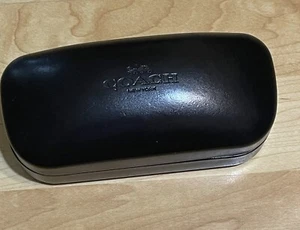 Coach New York Sonnenbrille Brillenetui schwarz Leder Hartschale - Bild 1 von 11