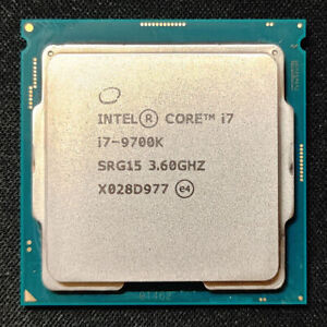 Procesador Intel Core i7-9700K LGA 1151 3,6 GHz ocho núcleos (BX80684I79700K) CPU