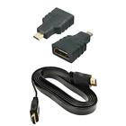 1080P HDMI Cable & HDMI to Mini & Micro Adaptor Set for Android Tablet PC TV E