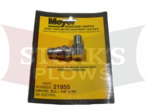 21855 Swivel elbow Genuine Meyer 90 1/4-20 pipe thread Diamond Meyers plow - Picture 1 of 1