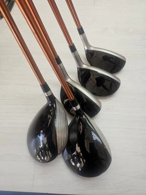 Excellent Ping G10 3 & 5 Woods 21, 24 & 28 Hybrids TFC129 Regular  - Image 1 of 4