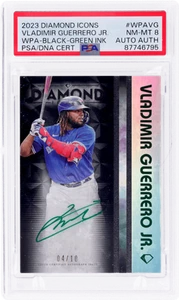 2023 Topps Diamond Icons Vladimir Guerrero Jr. /10 PSA 8 - Picture 1 of 2