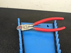 #bl686 Snap On 87BCP 7-1/4" Diagonal Cutter Pliers Talon Grip Cushion Throat - Picture 1 of 15