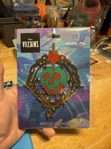 Disney Pink A La Mode Snow White Evil Queen Poison Apple Jumbo 5” LE 150 Pin - Picture 1 of 3