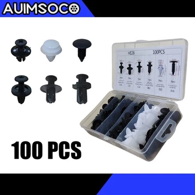 100x Para Chrysler Parachoques Guardabarros Forro Tipo Empuje Clips de Retenedor Sujetador de Fijación Foto 1 de 4