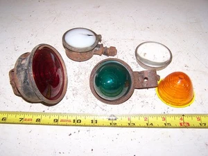 LOTE de accesorios vintage LUZ TRASERA DE LIQUIDACIÓN DE MARCADORES coche antiguo camión rata rod - Imagen 1 de 16