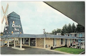 Hendersonville, North Carolina NIEDERLÄNDISCHES INN Straßenrand 1960er Chrom Vintage Postkarte - Bild 1 von 2