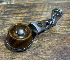 Vintage 60’s 70’s Wood Woodgrain Window Crank GM Part # 43020020 - Picture 1 of 3