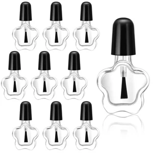 10Pcs Nail Polish Empty Bottles Glass Containers for Nail Art - Bild 1 von 11