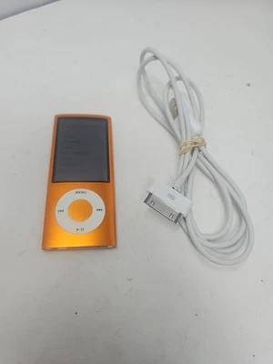 Apple iPod Nano 5ta Generación A1320, Naranja, 8GB Probado Funcionando, 279 Canciones. Foto 1 de 4