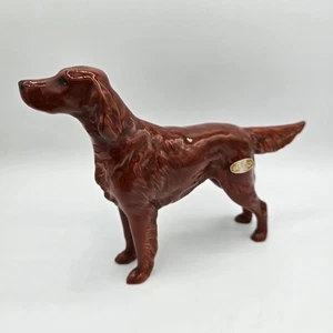 Beswick England Irish Setter Dog Figure Vintage Ceramic w/ Label – Damaged - Picture 1 of 14