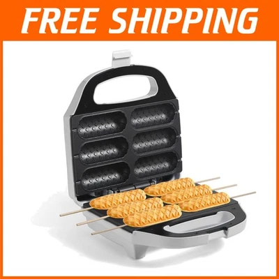 Hot Dog Waffle Machine - Make Corn Dogs in Minutes - Image 1 of 4