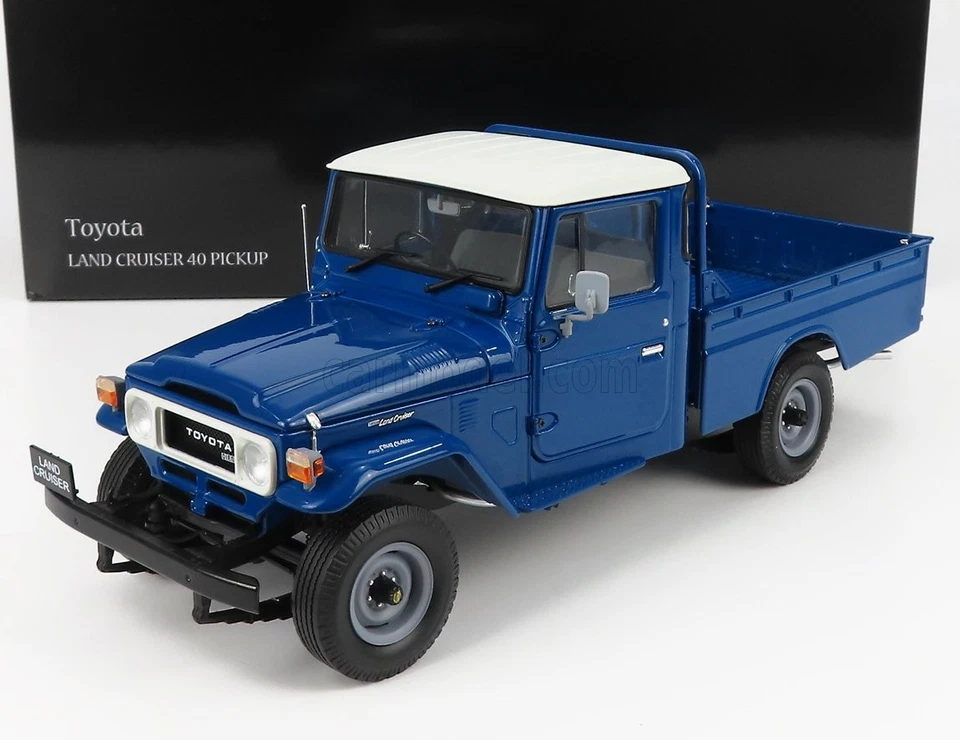 1/18 KYOSHO - TOYOTA - LAND CRUISER 40 4X4 PICK-UP 1980 08958BL - Immagine 1 di 1