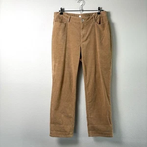 J Jill Cordhose Petite 18 18P hellbraun gerades Bein Stretch Freizeit adrett - Bild 1 von 12
