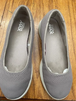 Skechers GO STEP LITE Shoes Womens Size 7 Taupe Beige Slip On Goga Mat 14219 - Image 1 of 4