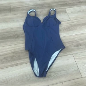 Neu mit Etikett Cupshe blau Twist Front verstellbare Träger Einteiler Badeanzug Größe Large - Bild 1 von 6