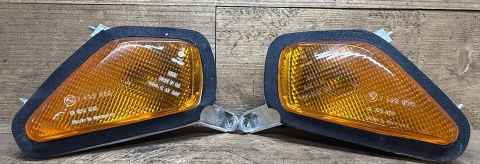 Par de intermitentes intermitentes intermitentes delanteros BMW K100LT K100RT K75RT K1100LT Foto 1 de 4