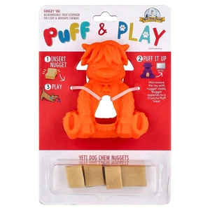 Puff & Play, Leckerli Spender, Yeti Hunde Kaunuggets, orange, 4 Nuggets, 1 - Bild 1 von 3