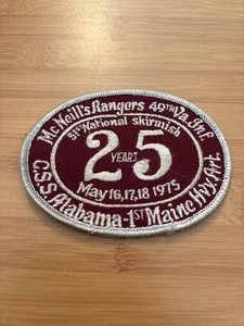 McNeills Rangers 51st National Skirmish Alabama 1975 Patch Collect Souvenir Mili - Bild 1 von 3