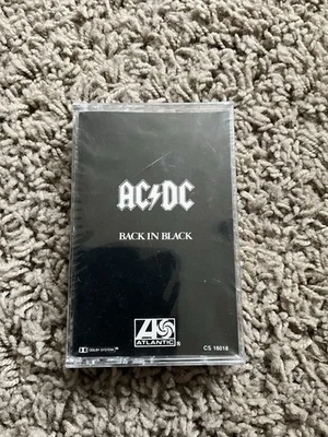 AC/DC SEALED Back in Black Cassette Tape RARE - Image 1 of 4