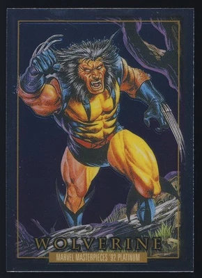 2024 Skybox Marvel Masterpieces '92 Platinum Base Chrome Paper #94 Wolverine - Image 1 of 2