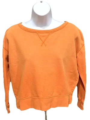 Polo Ralph Lauren RLPC 1967 укороченный Crew толстовка XS оранжевый французский махровый - Изображение 1 из 4