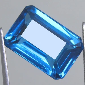 Natural 12.65 Ct Certified Madagascar Aquamarine 16x11 MM Emerald AAA+ Gemstone - Picture 1 of 4