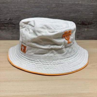 Tennessee Volunteers Hat Bucket Mens Large Beige Orange NCAA Football College - Image 1 of 4