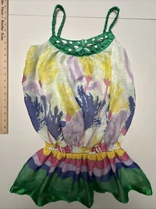 Lapis Girl Women’s Halter Top Large Sleeveless Semi-Sheer - Picture 1 of 15