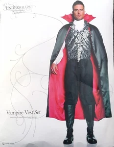 VAMPIRE VEST SET - ADULT ONE SIZE - Picture 1 of 1