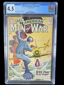 All American Men Of War #75 CGC 4.5 DC WAR SERIES 1959 OFWHT/WHT Pages - Picture 1 of 5