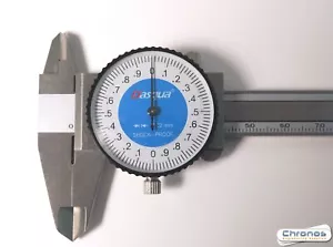 Dasqua Machinists Grade 0 - 100 mm Dial Caliper From Chronos 1331-2110 - Bild 1 von 8
