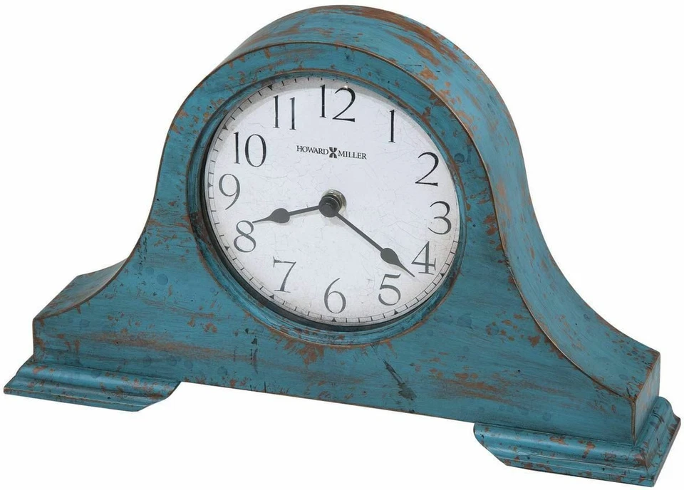 Howard Miller Unisex Tamson Mantel Clock - Worn Teal - Image 1 of 1