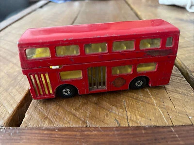 1973 Matchbox Super Kings Double Decker Londoner Bus 4.5" Kensington Praed St - Image 1 of 4