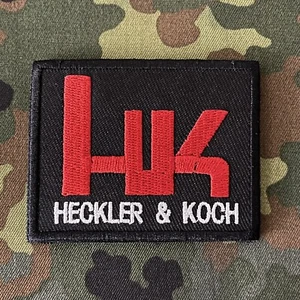 HK H&K HECKLER KOCH bestickt Patch Haken hinten P7 MP5 416 USC UMP SL8 G36 MP7 - Bild 1 von 6