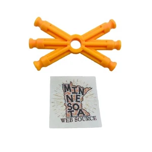 1 Knex Orange X-Rod for Pirate Ship - Standard K'nex Replacement Part - Picture 1 of 3