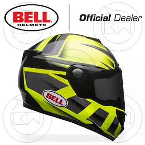 CASCO INTEGRALE BELL SRT PREDATOR MOTO ALTA VISIBILITÀ/NERO LUCIDO GLOSS HI-VIZ - Bild 1 von 7